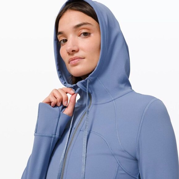👀💦💧In Search of💧💦 Lululemon Nulu Hooded Define Jacket in Waterdrop Size 10 - Picture 6 of 6